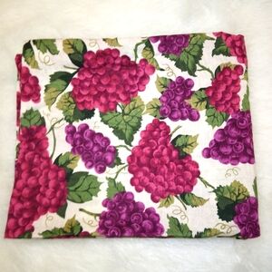 FABRIC Karen Jarrar for Marcu Brothers Textiles, Grapes and leaves on cream